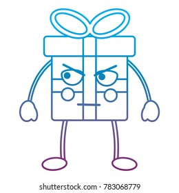 gift box angry side eye emoji icon image 