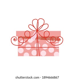 gift box for any holiday, vector illustration eps 10