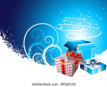 Gift box background