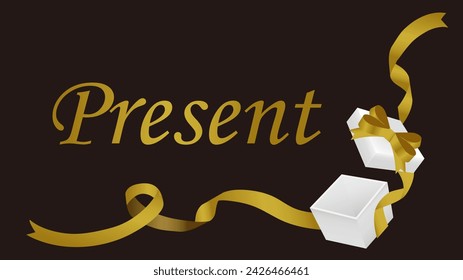 Gift Box banner template design