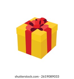 Gift box bow emoji present illustration vector birthday ribbon symbol sign icon