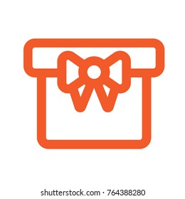 gift box with a bow icon