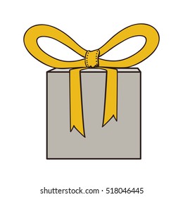 gift box and bow icon image 