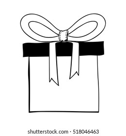 gift box and bow icon image 