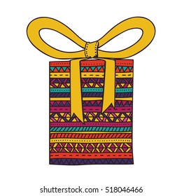 gift box and bow icon image 