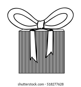 gift box with bow icon image 