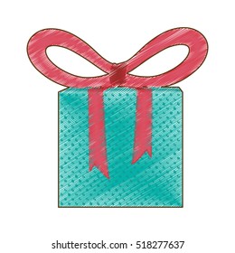 gift box with bow icon image 