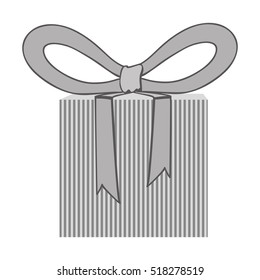 gift box with bow icon image 