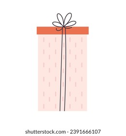 Gift box. Boxing Day. Vector illustration in flat style