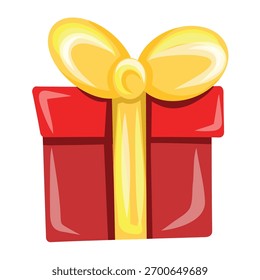 Gift Box — Bright Christmas Present Illustration