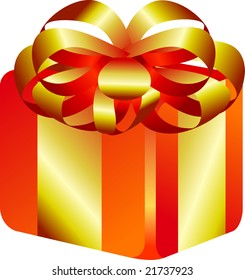 Gift box cartoon