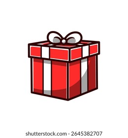 Geschenkbox Cartoon, Vektorgrafik