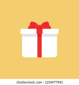 Gift Box cartoon vector. symbol. logo design.