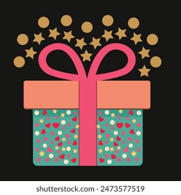 Gift Box Charming Inspirations vector design