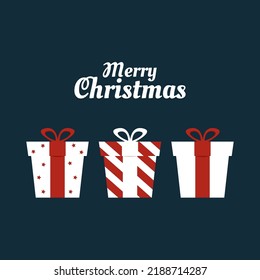 Gift box in Christmas day. Gift boxes, presents isolated on white. Colorful wrapped. Sale, shopping concept. Collection for Birthday, Christmas.