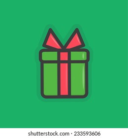 Gift box, Christmas Icon