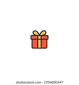 Icono de Navidades de caja de regalo - Ilustración vectorial