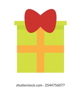 Gift box color fun happy birthday yellow
