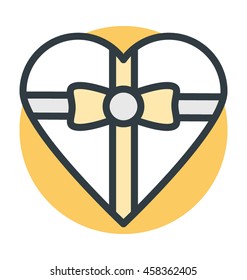 Gift Box Colored Vector Icon