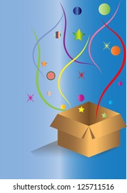 Gift box colorful