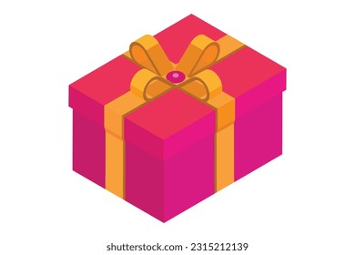 A gift box is a container, often made of cardboard or decorative materials, used to hold and present gifts.