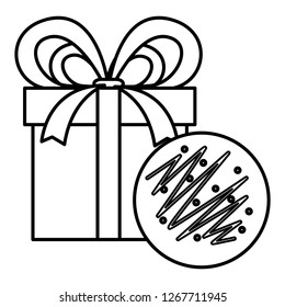 gift box and cookie design