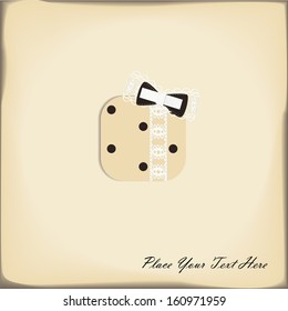 Gift box with cute bow