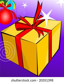 gift box with decoration	