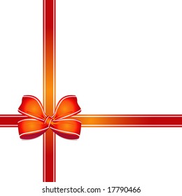 Gift Box Decorative Ribbon - Vector