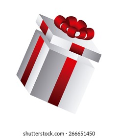 gift box design, vector illustration eps10 graphic 