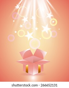 gift box design, vector illustration eps10 graphic 