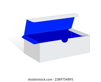 Gift Box Dieline Template Editable Vector File