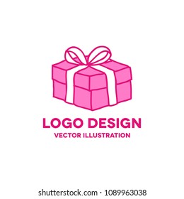 gift box doodle icon