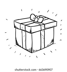 Gift box draw