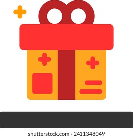 Gift box Flat Icon Vector Design