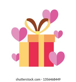 gift box flowers
