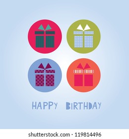 gift box for happy birthday