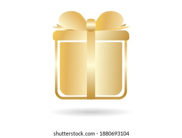 Gift box, Happy new year celebration, vector art .