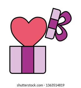 gift box heart