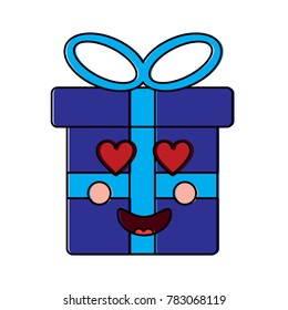 gift box heart eyes emoji icon image 