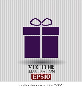 Icono de la caja de regalo de alta calidad