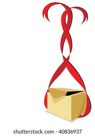 Gift box to the holiday