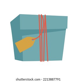 Gift. Gift box for the holiday. Vector image.