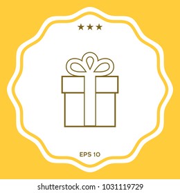 Gift box icon.