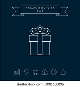 Gift box icon.