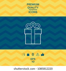 Gift box icon.
