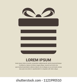 Gift box icon
