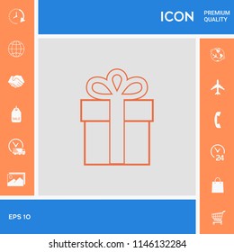 Gift box icon.