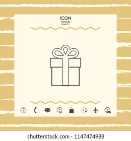 Gift box icon.