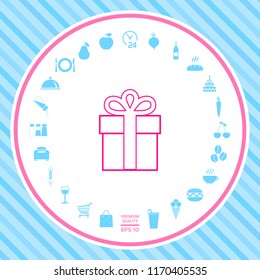 Gift box icon.